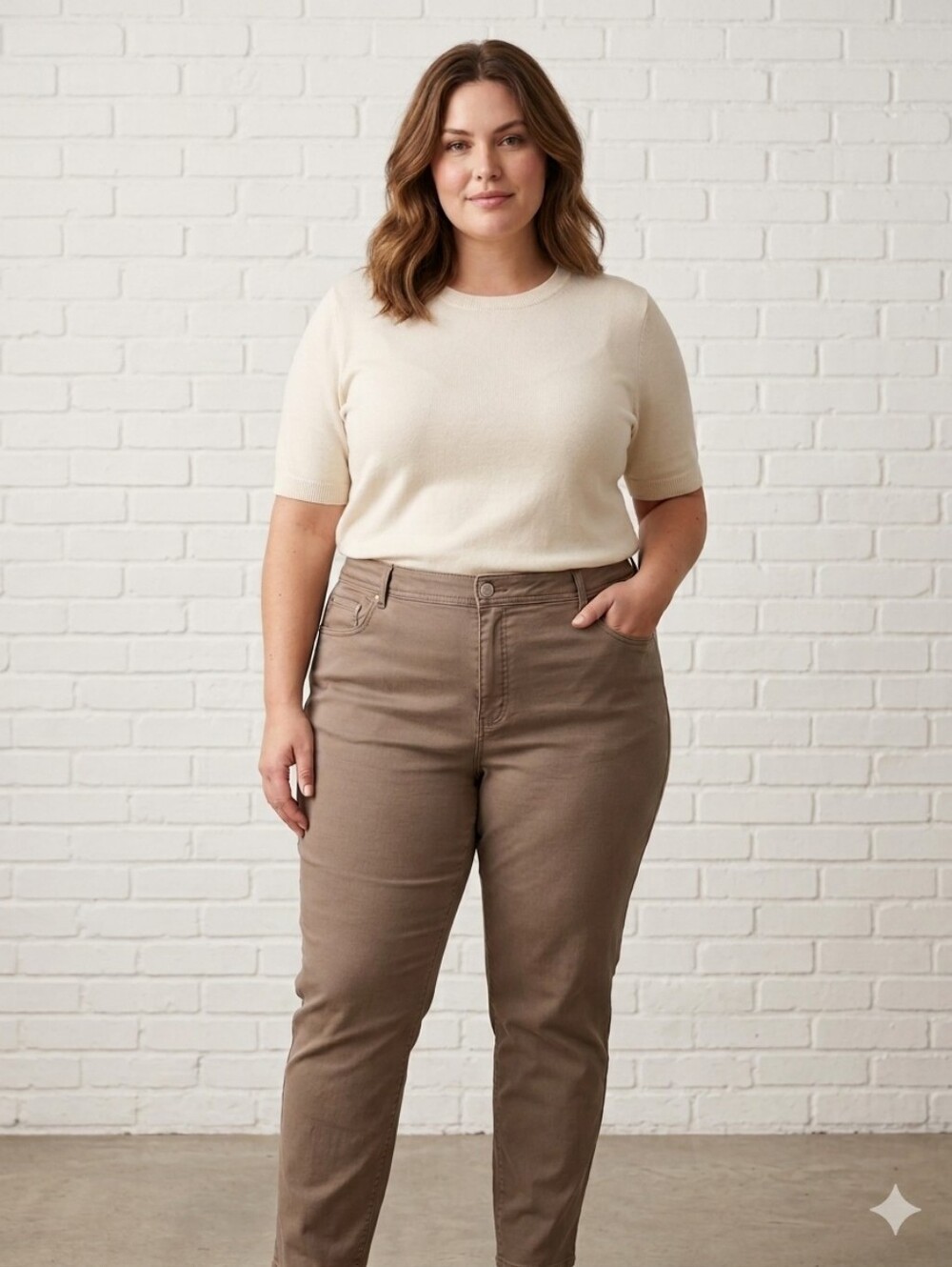 Penningtons DC Jeans High-Rise‎ Women’s Skinny Jeans Taupe